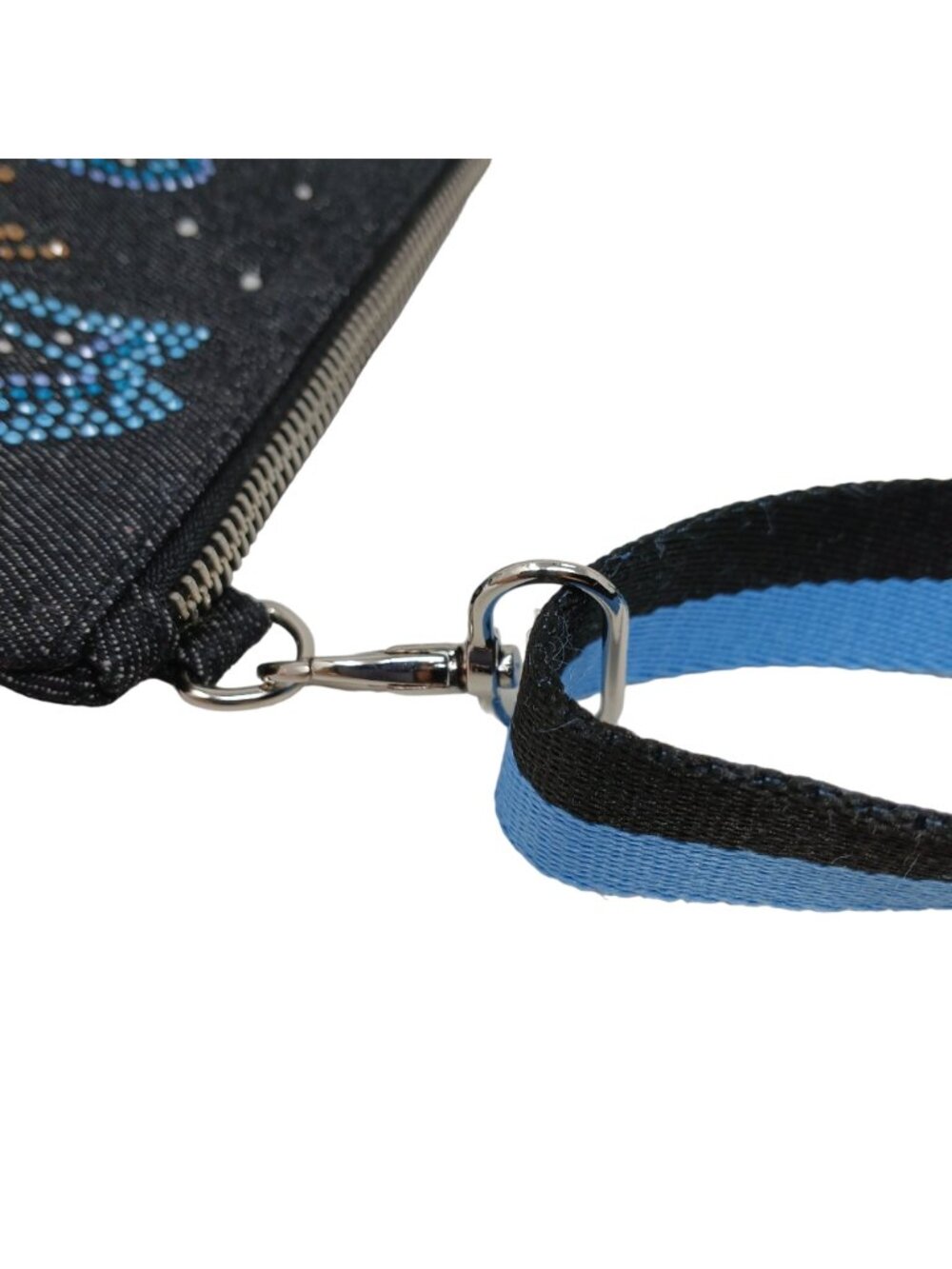 Brighton VIP Butterfly Sparkle Bag Crossbody Adjustable Strap Zipper NWT #D-28 - Picture 6 of 7
